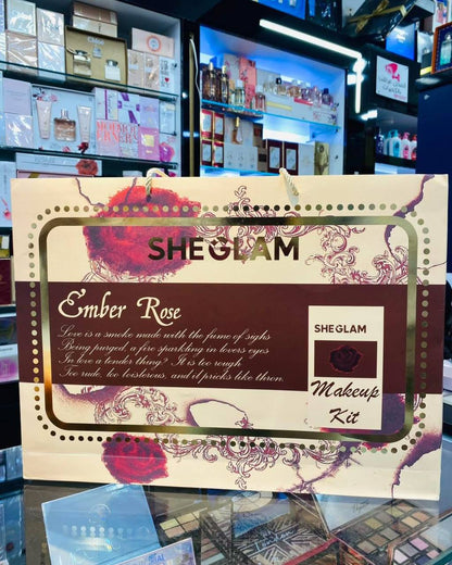 💄 مجموعة مكياج SheGlam "Ember Rose" الفاخرة - كل ما تحتاجينه في علبة واحدة 🎁 هدية مثالية لعاشقات المكياج ✅ السعر: زوج ملايين و 390 ألف التوصيل مجاني 58 ولاية 🚛
